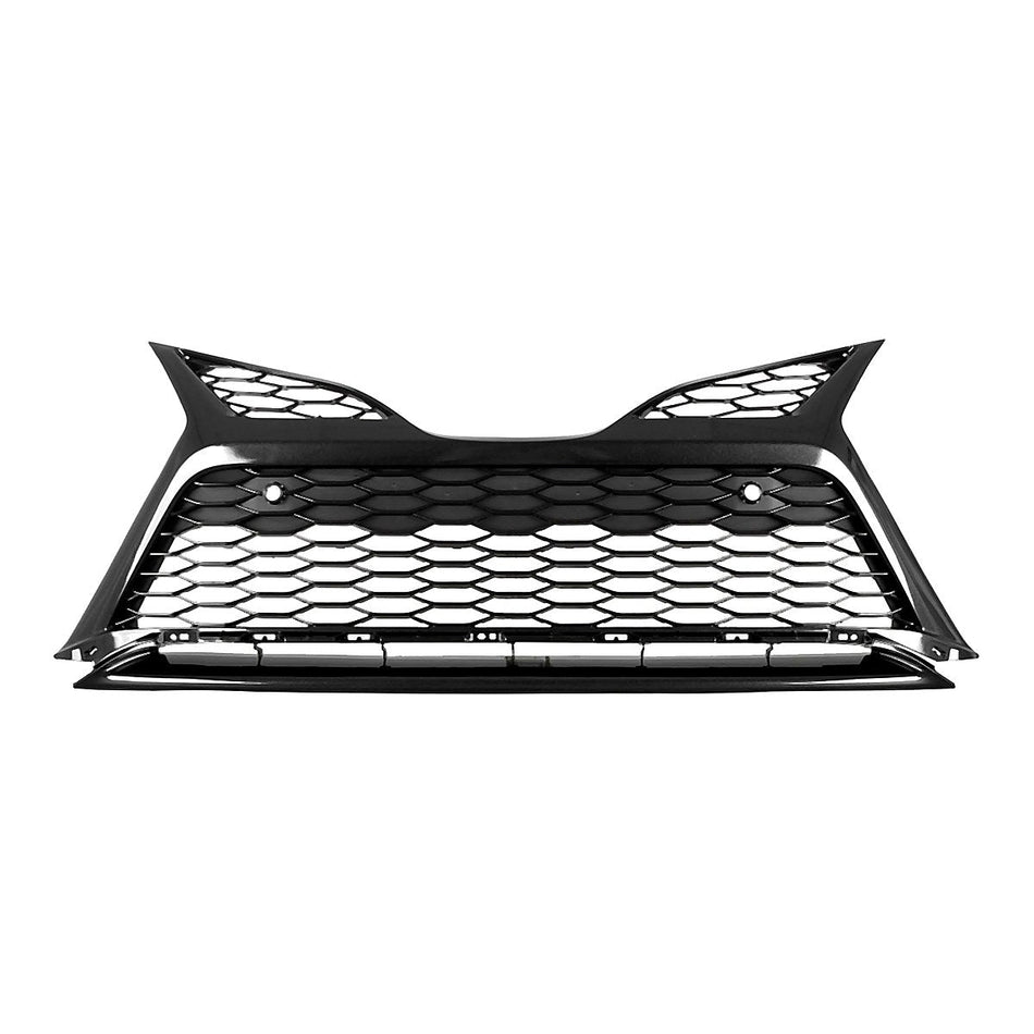2021-2024 Toyota Camry_Hybrid Grille Lower Front Ptd Silver Gray With Dark Gray Molding / Sensor Fpr Xse Hyb – TO1036233