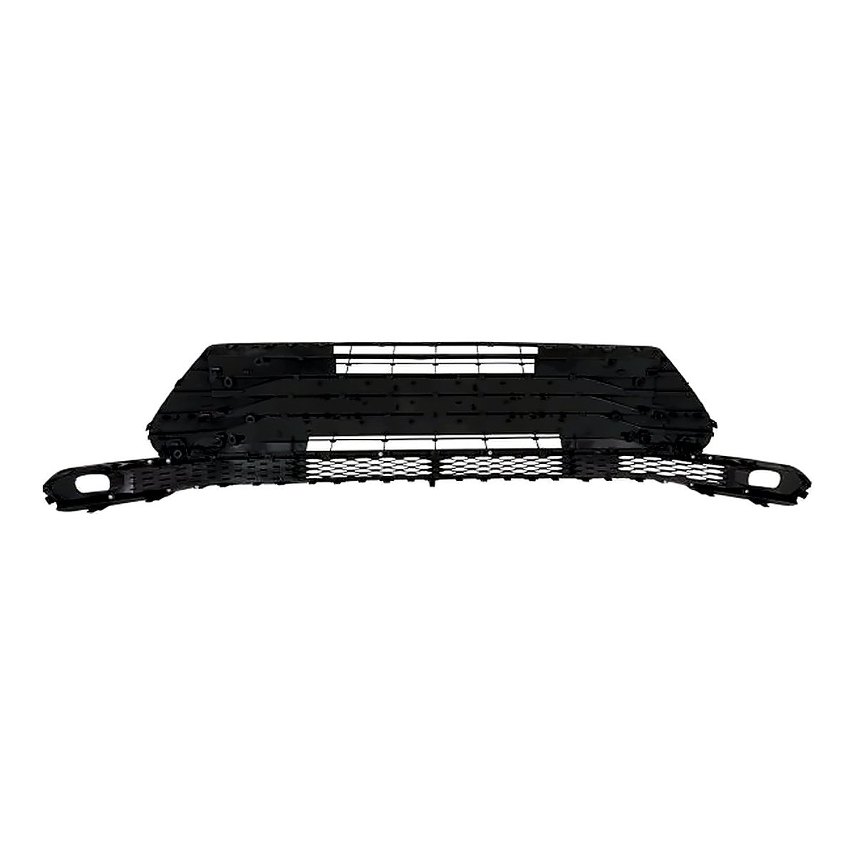 2021-2025 Toyota Sienna Grille Front Lower Black With Lower Center Gray Molding/ Both Fog Light Trim Without Sensor Le Models – Back View (TO1036239)