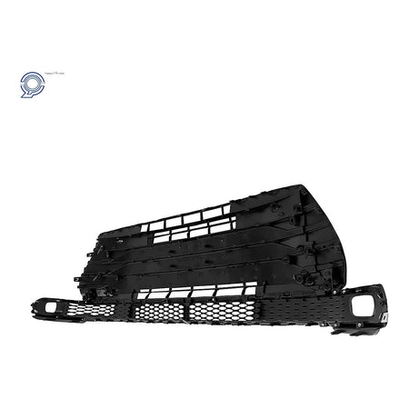 2021-2025 Toyota Sienna Grille Front Lower Black With Lower Center Chrome Molding/ Both Fog Light Trim Without Sensor Xle Models – Side View (TO1036240)