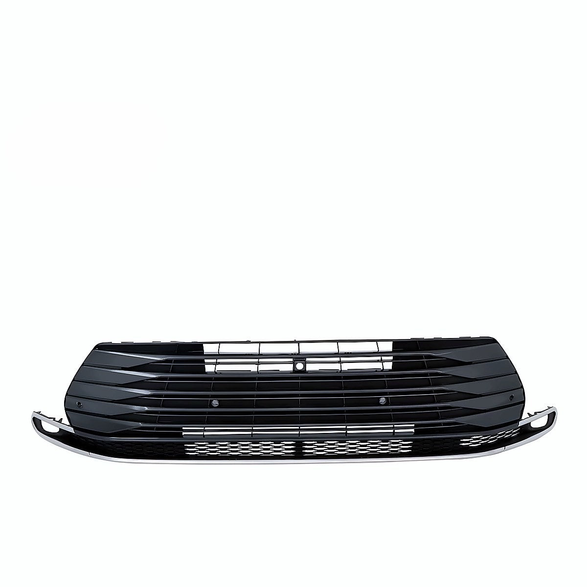 2021-2025 Toyota Sienna Grille Lower Front Ptd Gray With Camera/Sensor For Ltd/Platinum Models – Front View (TO1036248)