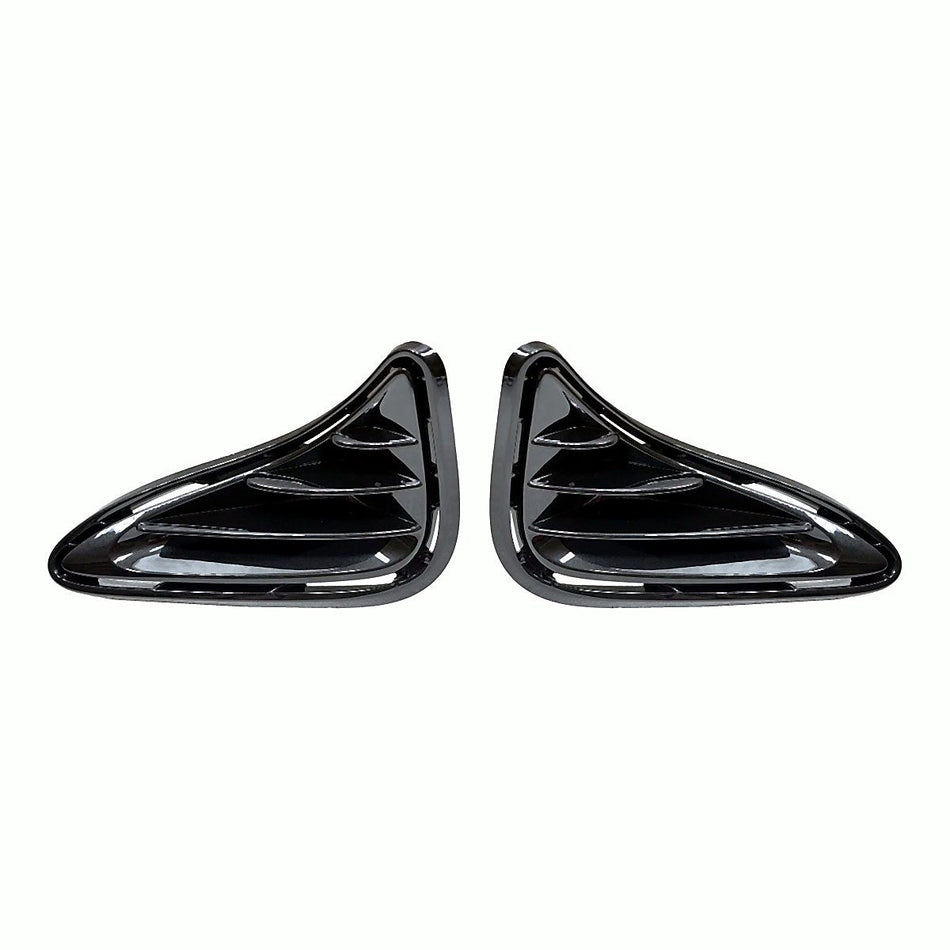 2017-2019 Toyota Corolla_Sedan Drl Cover Driver Side And Passenger Side Set Gloss Black – TO1037103