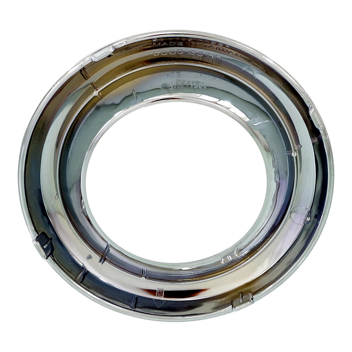 2009-2012 Toyota Rav4 Fog Light Bezel Front Driver Side Chrome Ring Ltd – Back View (TO1038128)