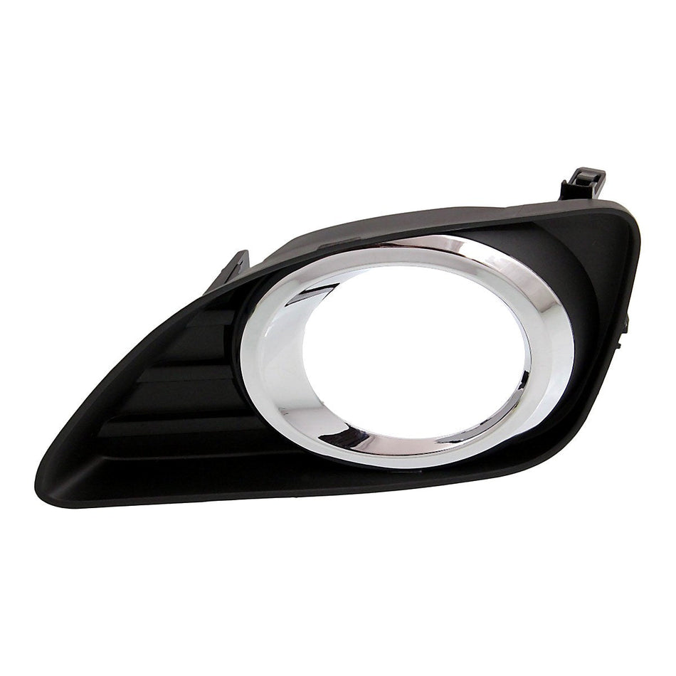 2010-2011 Toyota Camry Fog Light Cover Front Driver Side With Hole With Chrome – Front View (TO1038131)