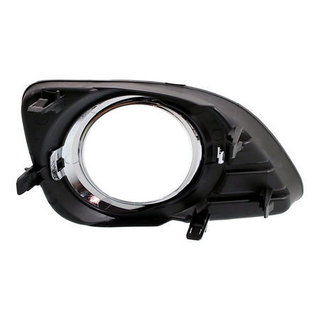 2010-2011 Toyota Camry Fog Light Cover Front Driver Side With Hole With Chrome – Back View (TO1038131)