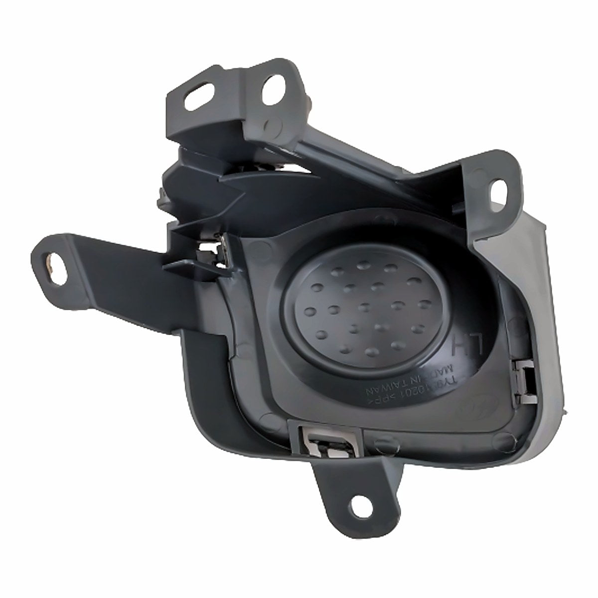 2010-2011 Toyota Prius Fog Light Cover Front Driver Side Matte-Black Without Pre-Collision System – Back View (TO1038135)