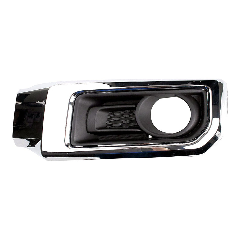 2014-2024 Toyota 4Runner Fog Light Bezel Front Driver Side With Chrome Trim Ltd Model – Front View (TO1038180)
