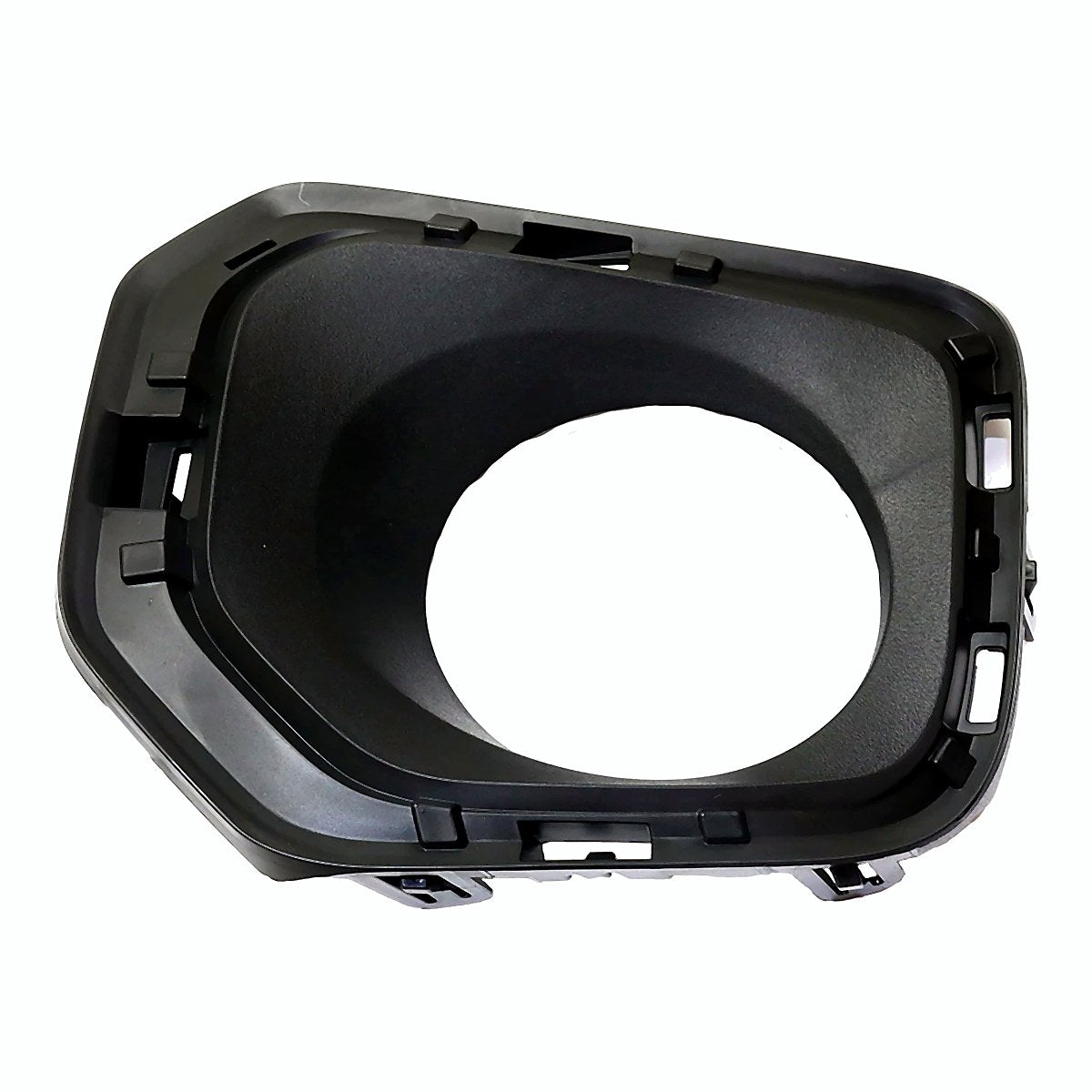 2016-2023 Toyota Tacoma Fog Light Bezel Front Driver Side Textured Black With Separate Chrome Trim Ltd Model – Front View (TO1038187)