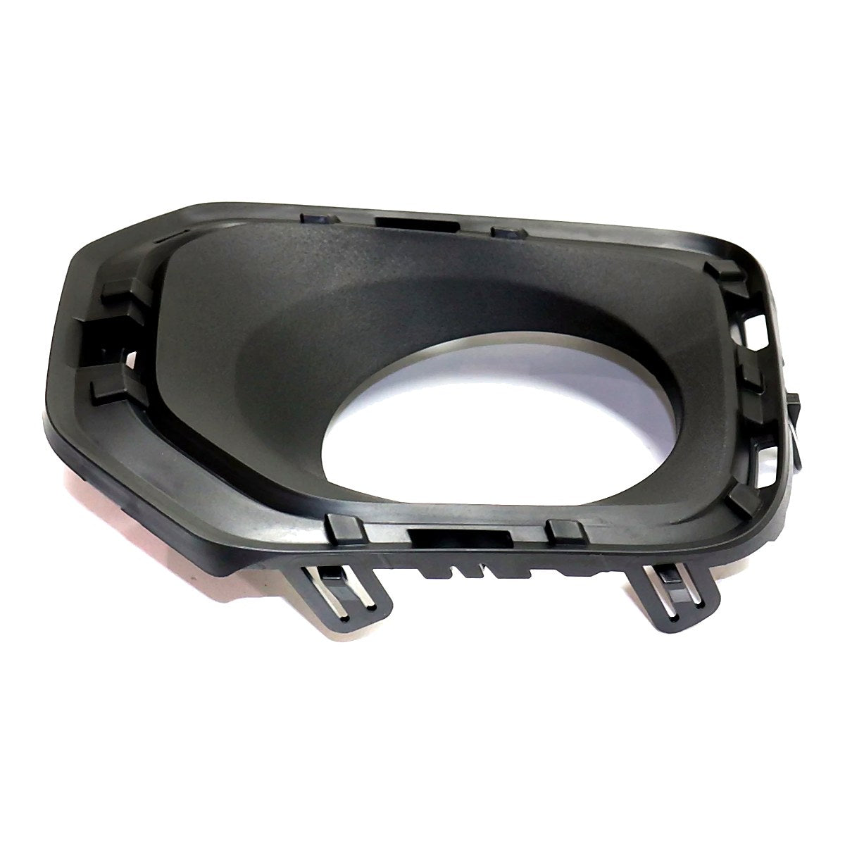 2016-2023 Toyota Tacoma Fog Light Bezel Front Driver Side Textured Black With Separate Chrome Trim Ltd Model – Side View (TO1038187)