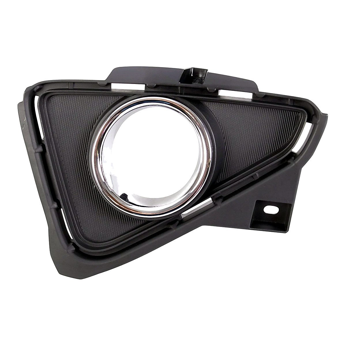 2016-2018 Toyota Rav4 Fog Light Bezel Front Driver Side Texture/Chrome Xle/Ltd/Hyb Model – Front View (TO1038192)