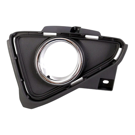 2016-2018 Toyota Rav4 Fog Light Bezel Front Driver Side Texture/Chrome Xle/Ltd/Hyb Model – Front View (TO1038192)