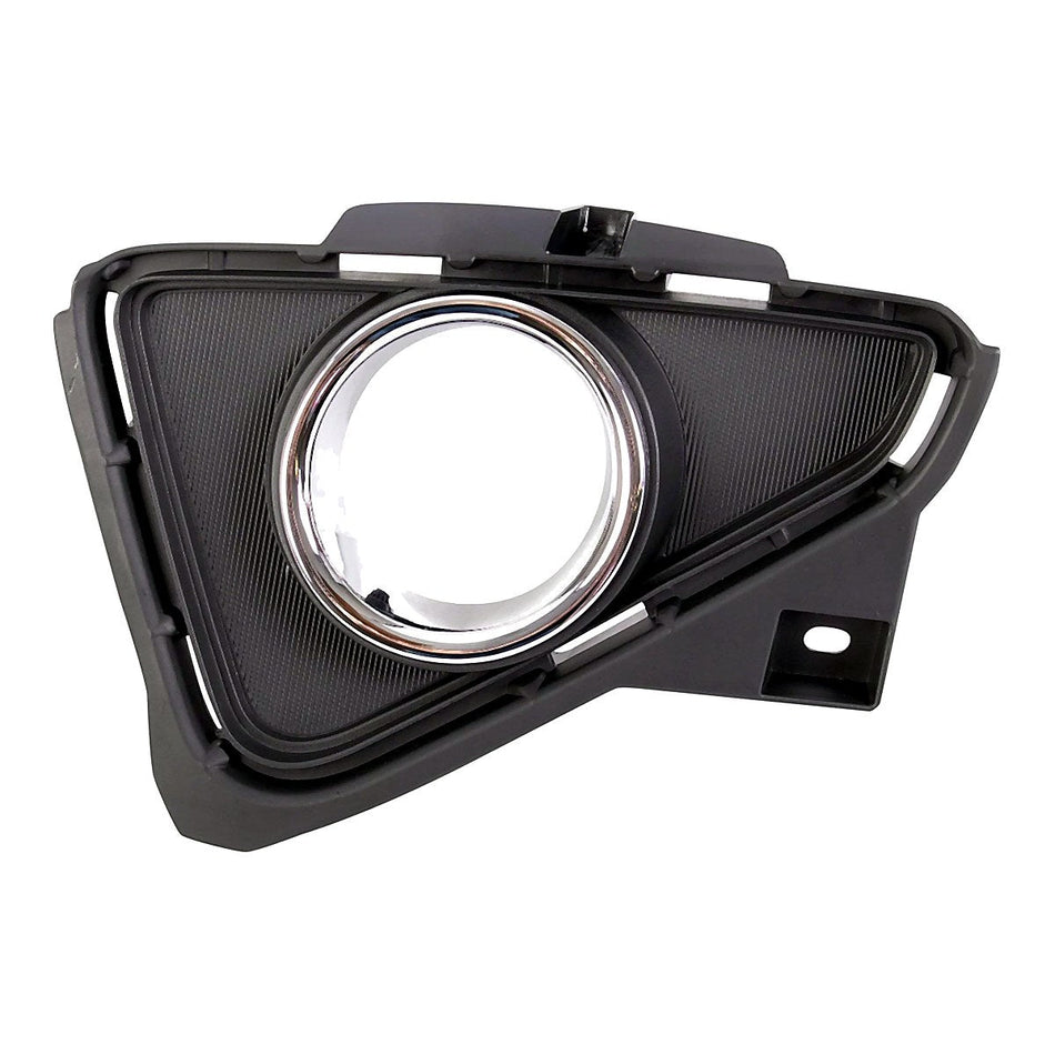 2016-2018 Toyota Rav4 Fog Light Bezel Front Driver Side Texture/Chrome Xle/Ltd/Hyb Model – Front View (TO1038192)