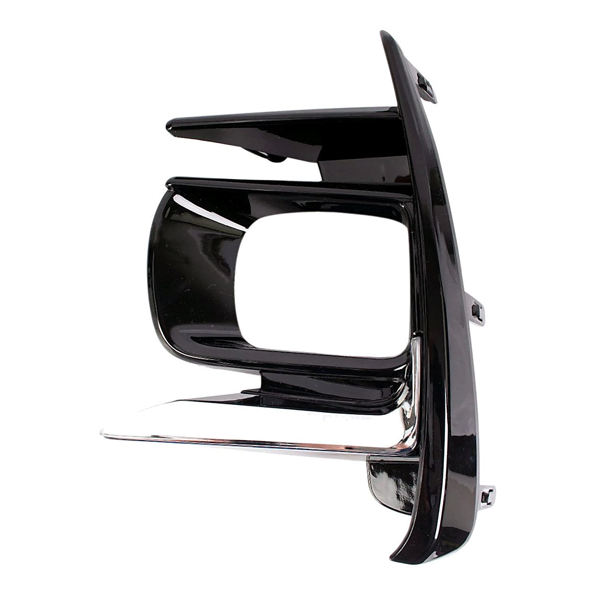 2018-2020 Toyota Sienna Fog Light Bezel Front Driver Side Black With Chrome Moulding Se Model – Front View (TO1038216)