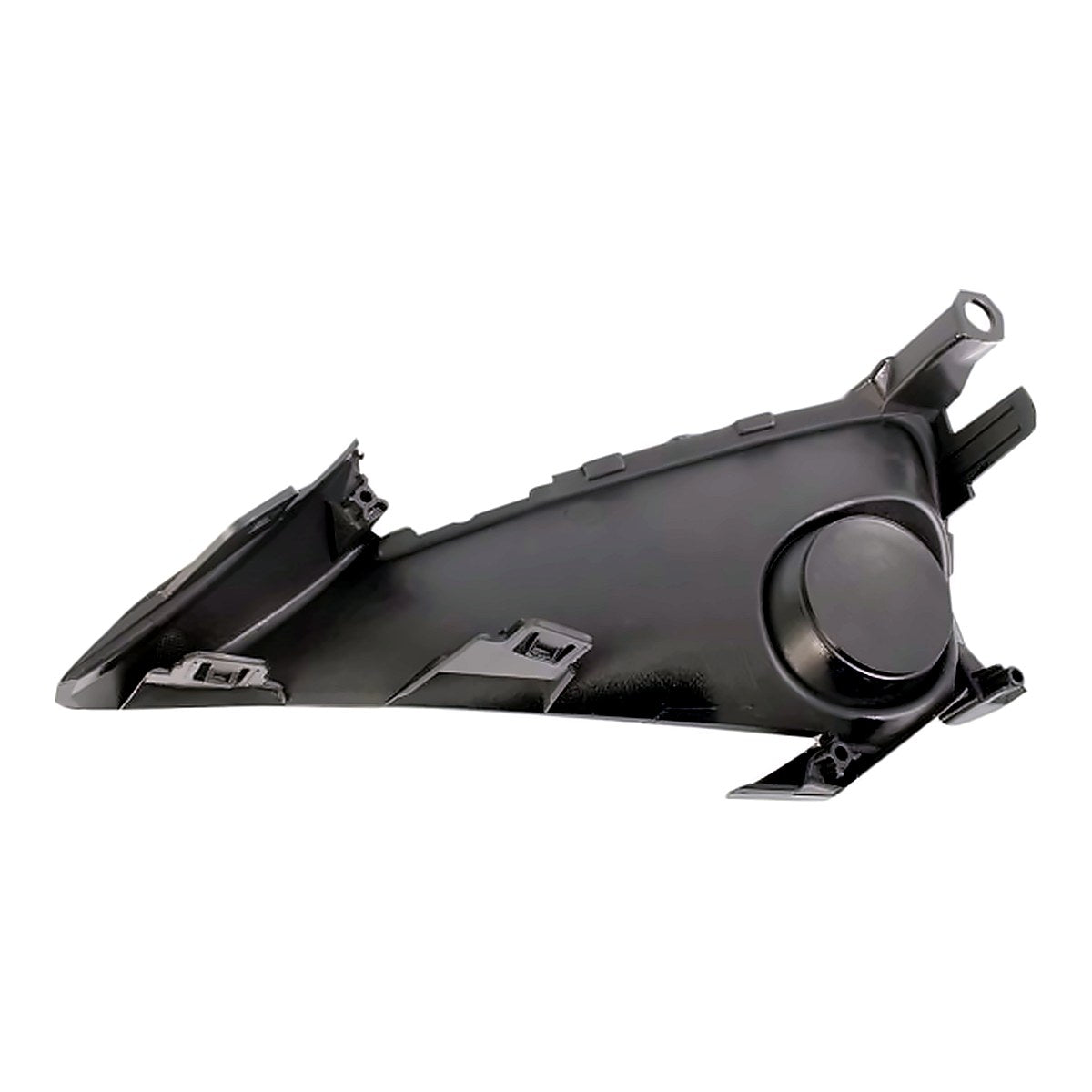 2019-2022 Toyota Corolla_Hatchback Fog Light Cover Front Driver Side Bright Black Finish – Back View (TO1038230)