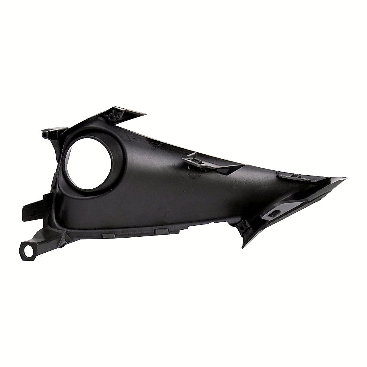 2019-2022 Toyota Corolla_Hatchback Fog Light Bezel Front Driver Side Bright Black Finish – Back View (TO1038231)