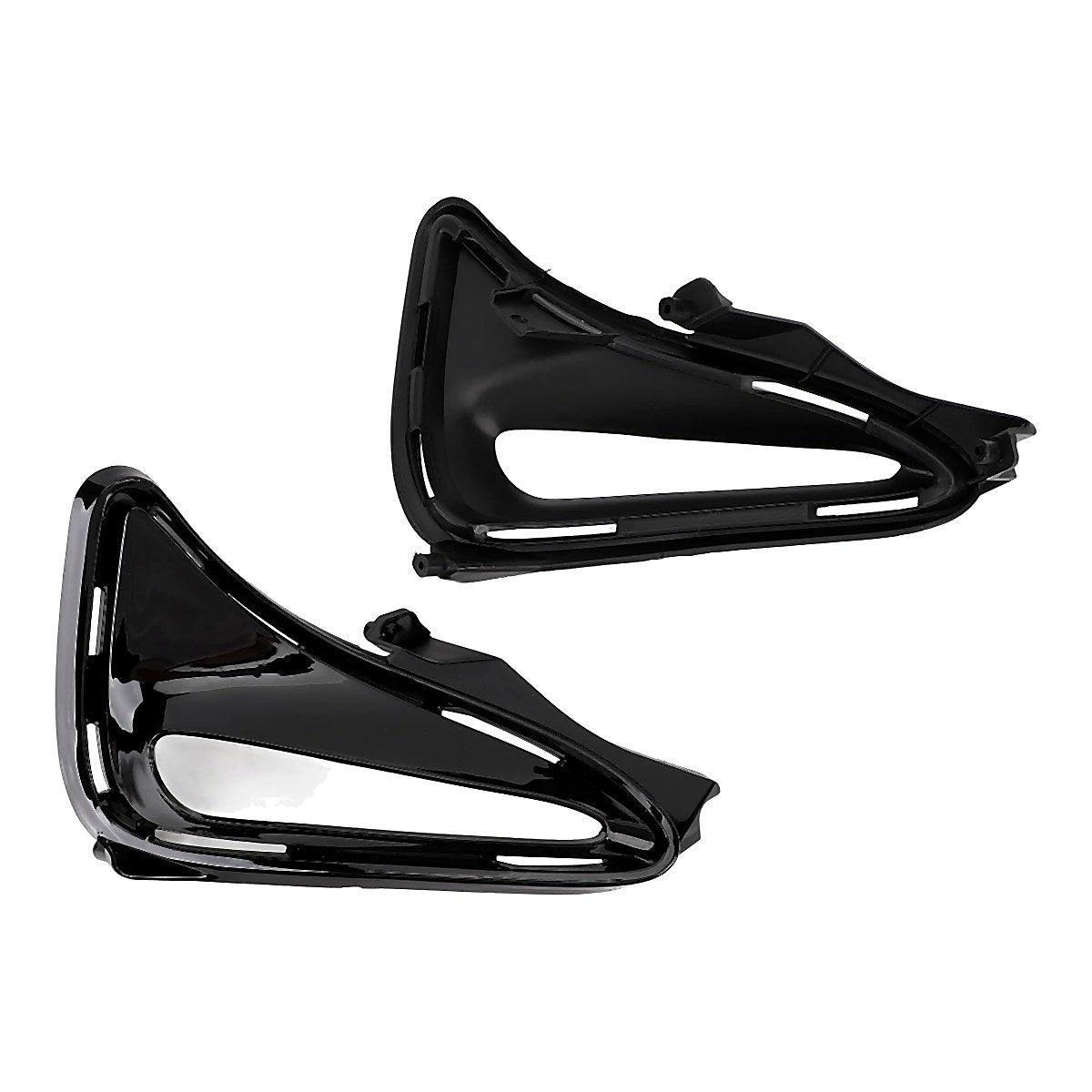 2017-2019 Toyota Corolla_Sedan Drl Bezel Driver Side/Passenger Side Black Ce/L/Le Eco/Xle Models – TO1038233-3