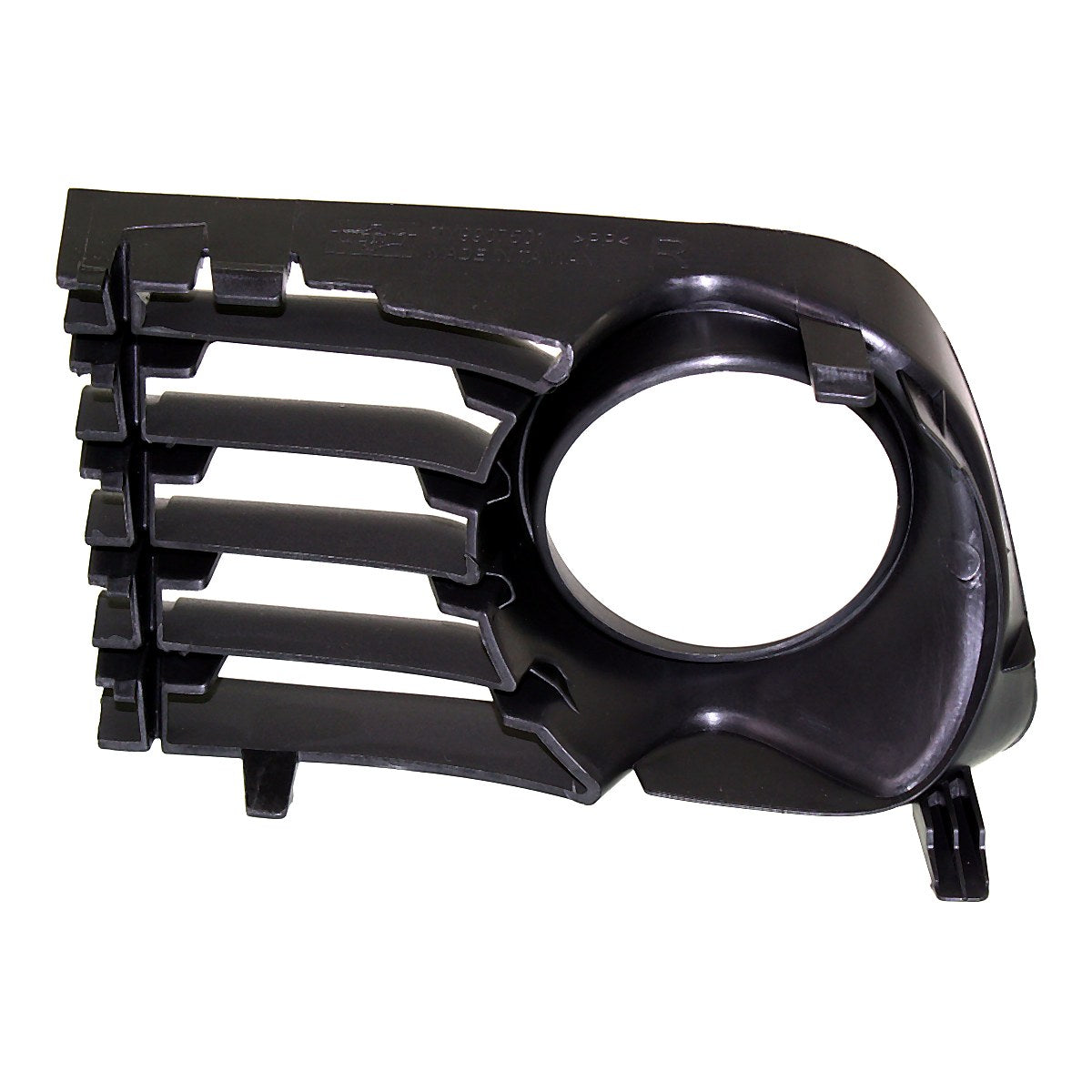 2004-2009 Toyota Prius Fog Light Bezel Front Passenger Side Matte-Black – Back View (TO1039118)