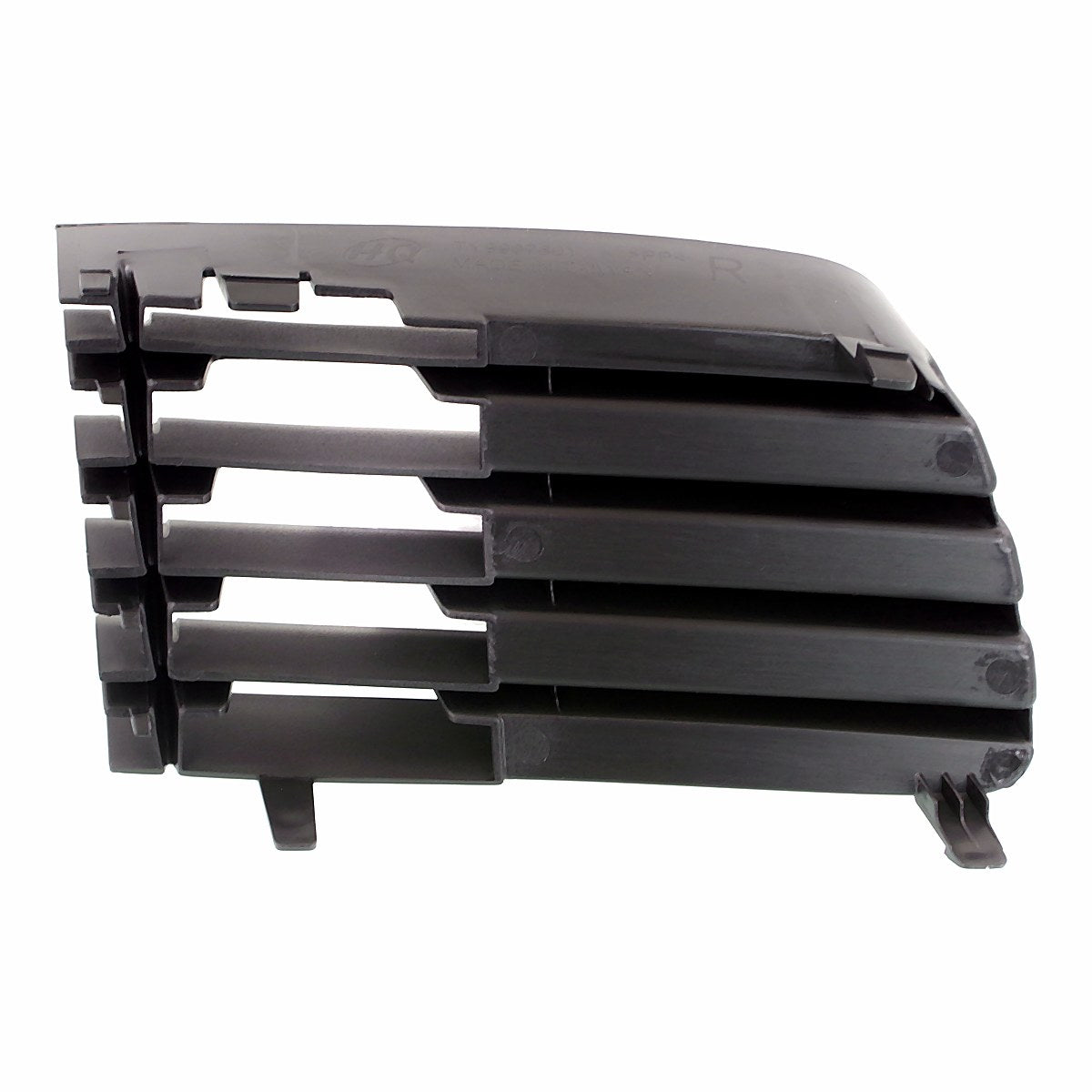 2004-2009 Toyota Prius Fog Light Cover Front Passenger Side Matte-Black – Back View (TO1039119)