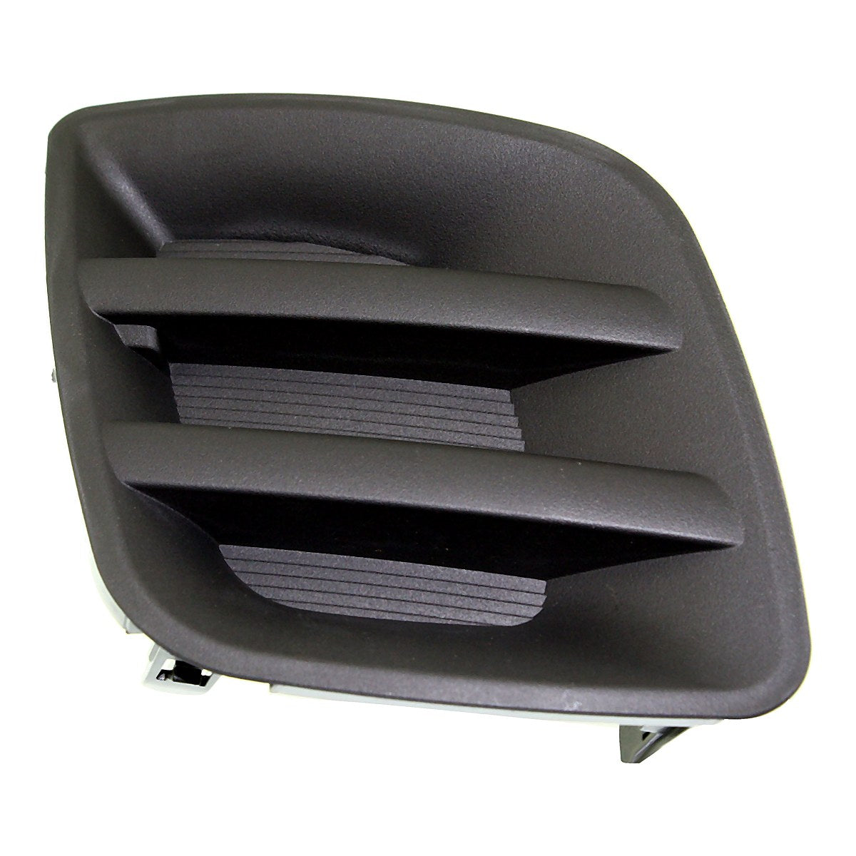2009-2012 Toyota Rav4 Fog Light Cover Front Passenger Side Matte-Black Base/Sport – Front View (TO1039127)