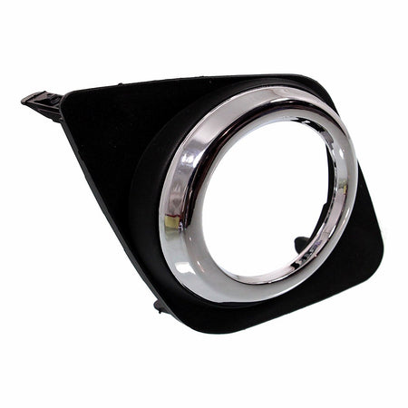 2009-2012 Toyota Rav4 Fog Light Bezel Front Passenger Side Base/Sport Matte Finish With Chrome Ring – Side View (TO1039129)