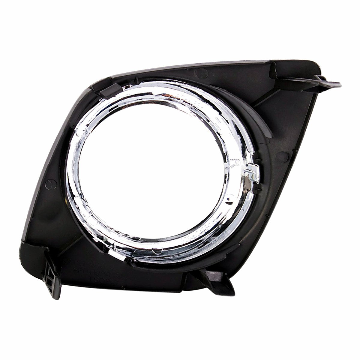 2009-2012 Toyota Rav4 Fog Light Bezel Front Passenger Side Base/Sport Matte Finish With Chrome Ring – Back View (TO1039129)