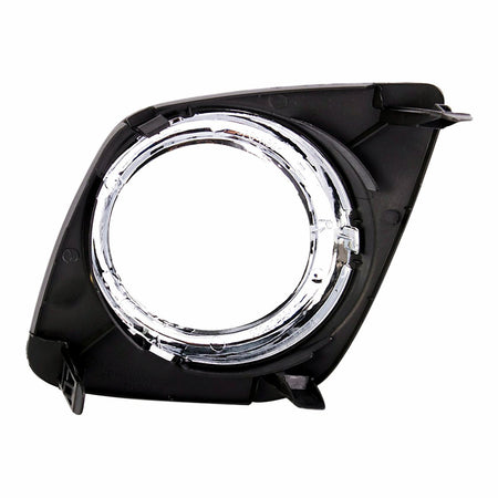 2009-2012 Toyota Rav4 Fog Light Bezel Front Passenger Side Base/Sport Matte Finish With Chrome Ring – Back View (TO1039129)