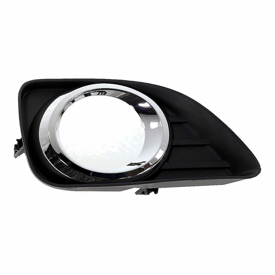 2010-2011 Toyota Camry Fog Light Cover Front Passenger Side With Hole With Chrome – Front View (TO1039131)