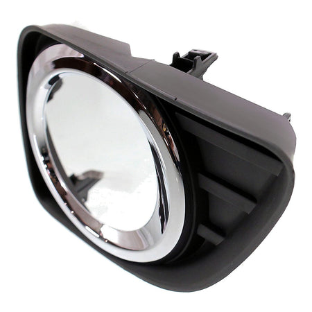 2010-2011 Toyota Camry Fog Light Cover Front Passenger Side With Hole With Chrome – Side View (TO1039131)