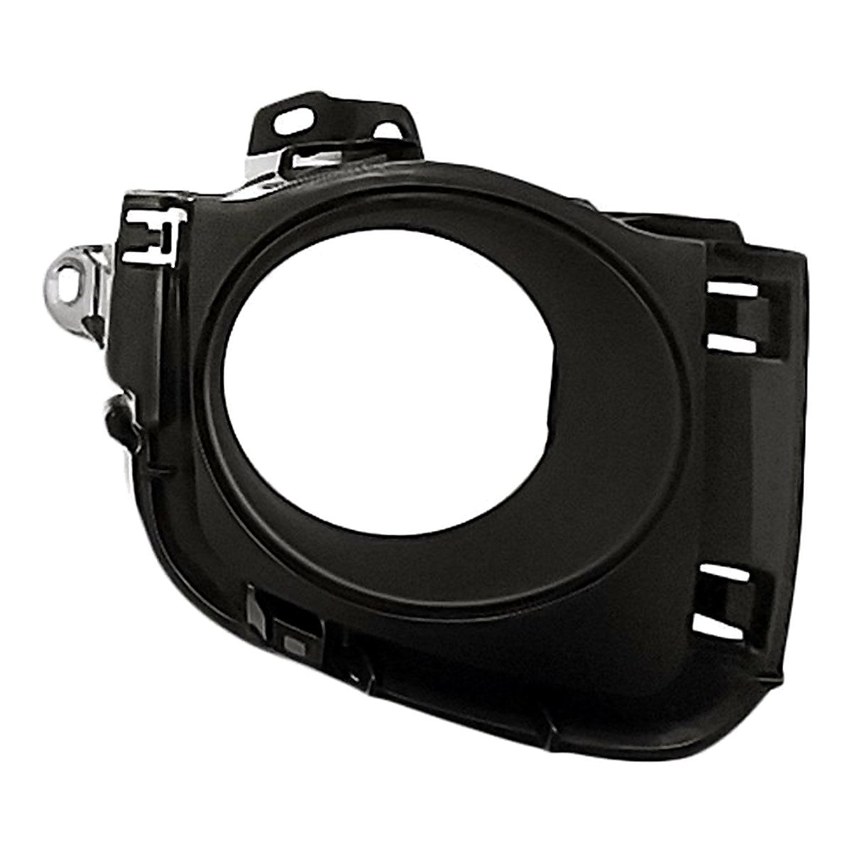 2010-2011 Toyota Prius Fog Light Bezel Front Passenger Side Matte-Black With Pre-Collision System – Front View (TO1039136)