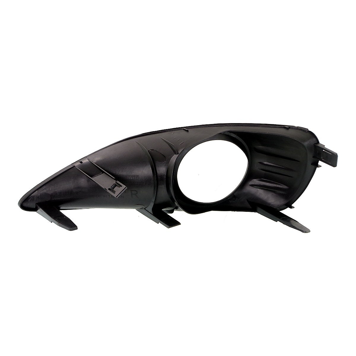 2009-2013 Toyota Matrix Fog Light Bezel Front Passenger Side Matt-Black Without Spoiler Exclude 2011 Sports Pkg – Back View (TO1039142)