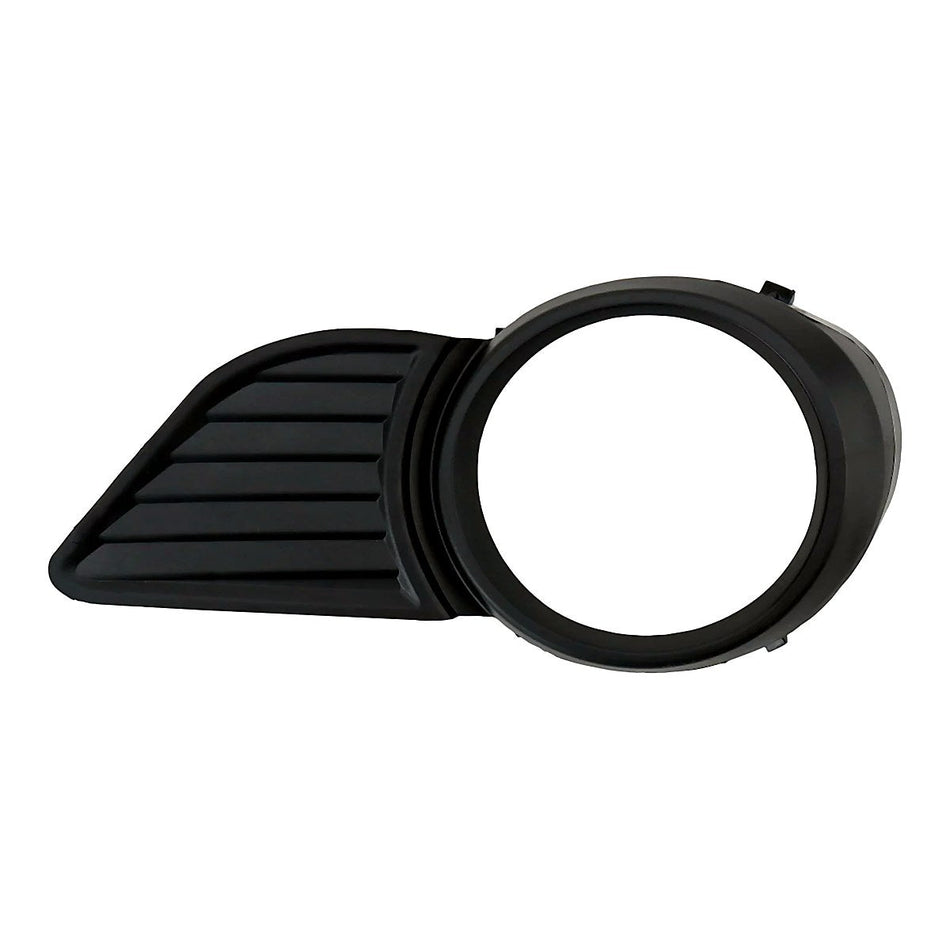 2011-2017 Toyota Sienna Fog Light Bezel Front Passenger Side Matte-Black Exclude Se – Front View (TO1039145)