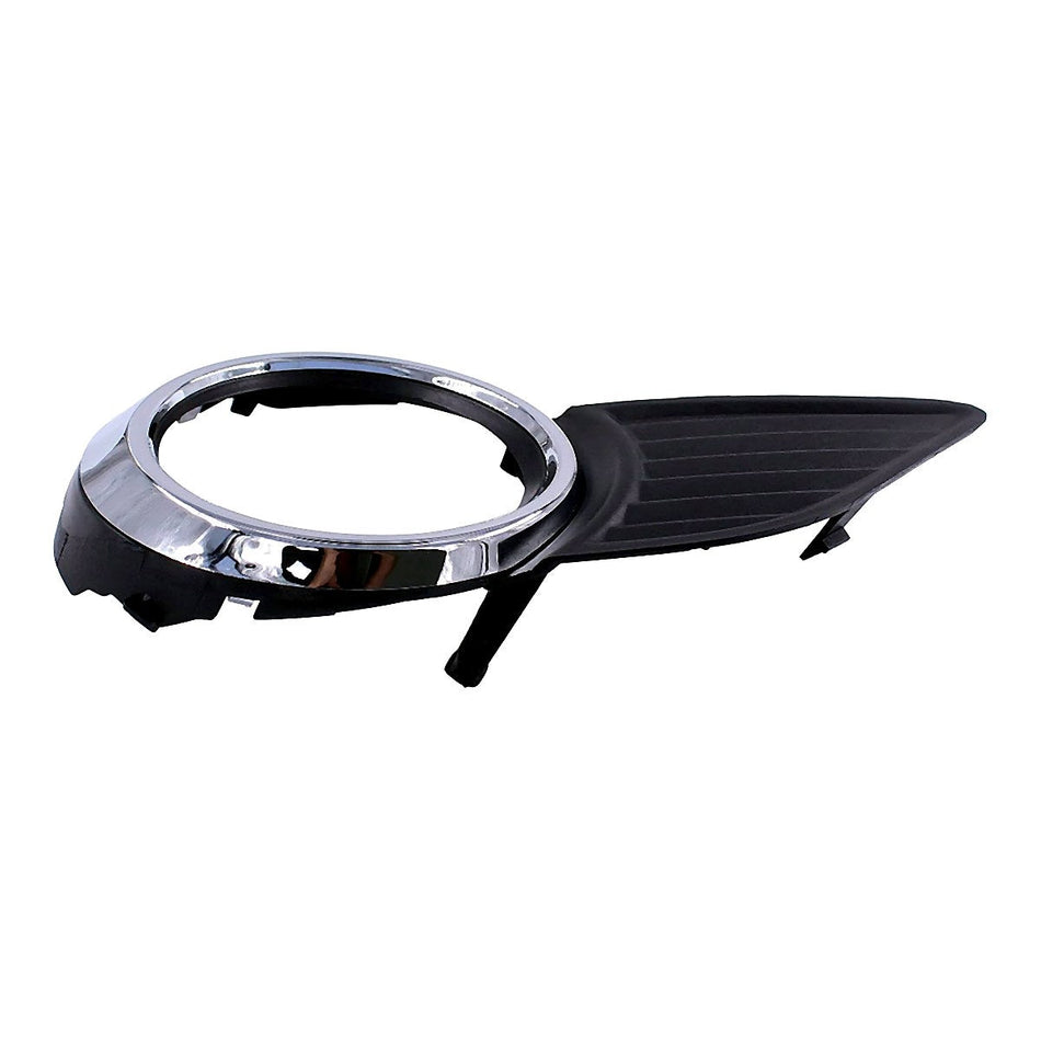 2011-2017 Toyota Sienna Fog Light Bezel Front Passenger Side Matte-Black With Chrome Mld Exclude Se – TO1039146