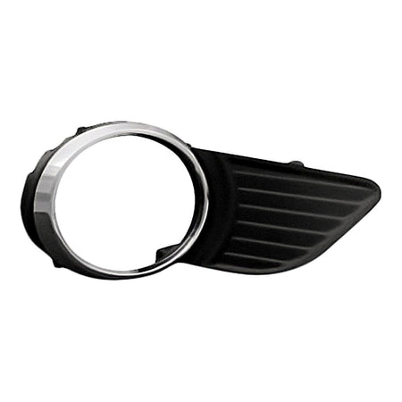 2011-2017 Toyota Sienna Fog Light Bezel Front Passenger Side Matte-Black With Chrome Mld Exclude Se – TO1039146-3