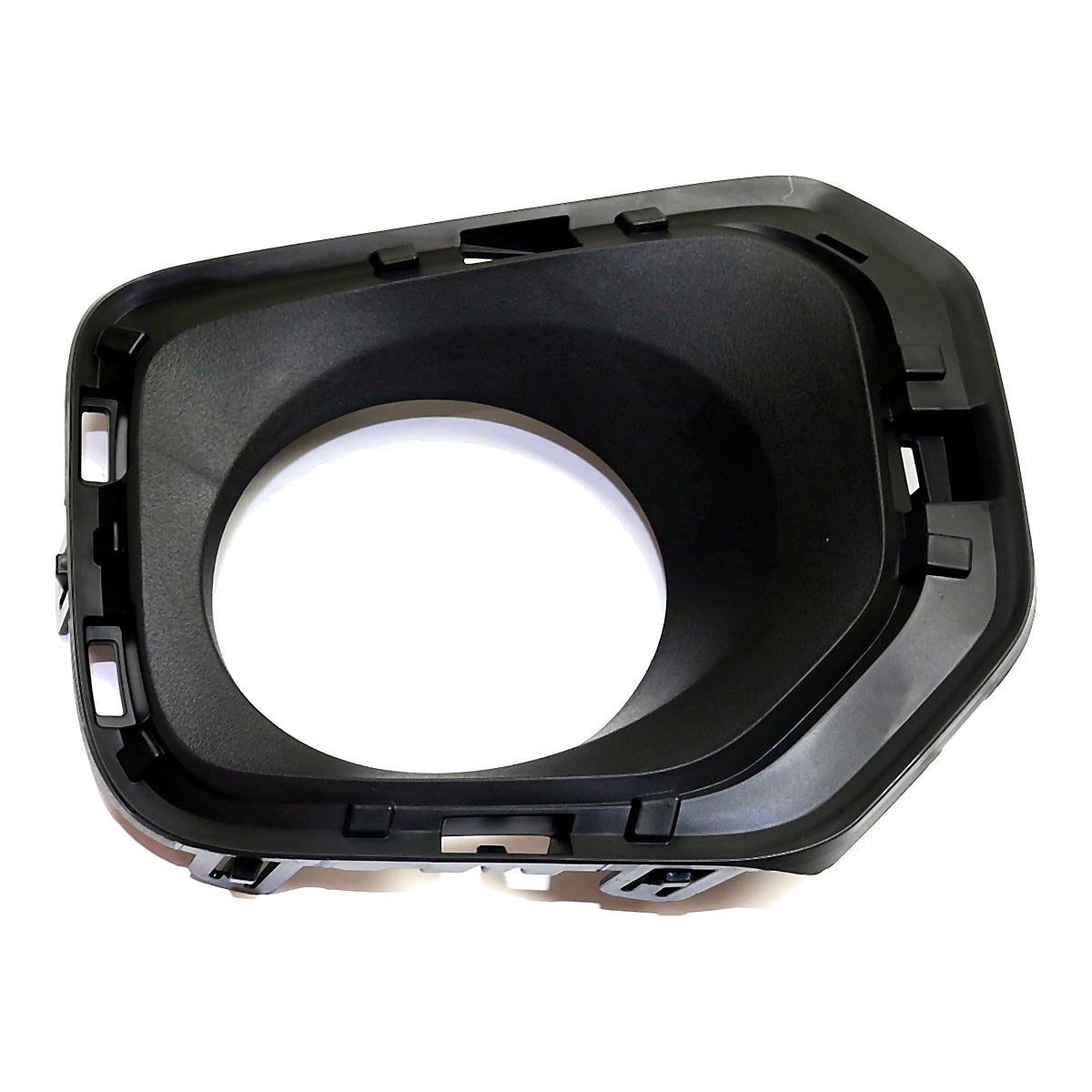 2016-2023 Toyota Tacoma Fog Light Bezel Front Passenger Side Textured Black With Separate Chrome Trim Ltd Model – Front View (TO1039187)