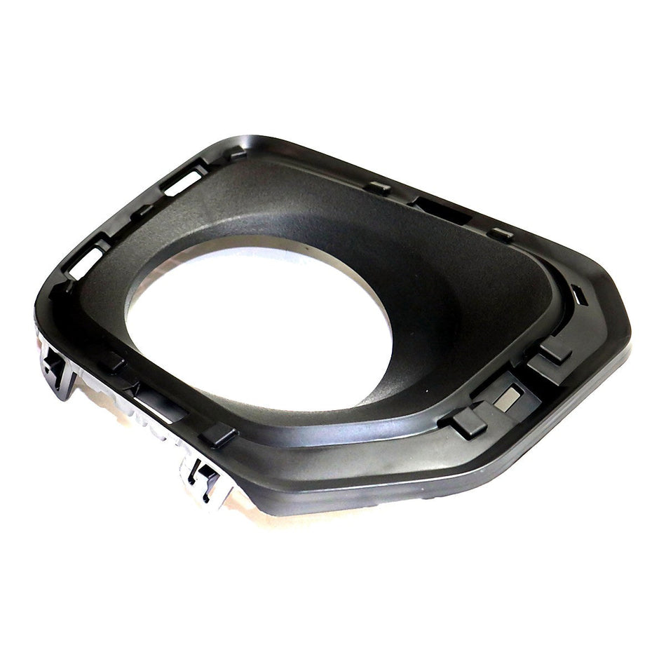 2016-2023 Toyota Tacoma Fog Light Bezel Front Passenger Side Textured Black With Separate Chrome Trim Ltd Model – Side View (TO1039187)