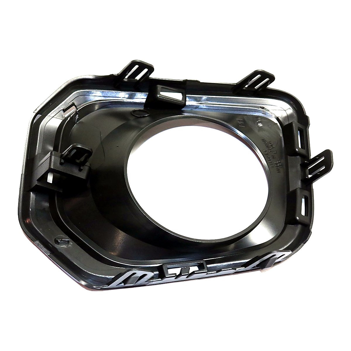 2016-2023 Toyota Tacoma Fog Light Bezel Front Passenger Side Textured Black With Separate Chrome Trim Ltd Model – Back View (TO1039187)