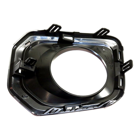 2016-2023 Toyota Tacoma Fog Light Bezel Front Passenger Side Textured Black With Separate Chrome Trim Ltd Model – Back View (TO1039187)