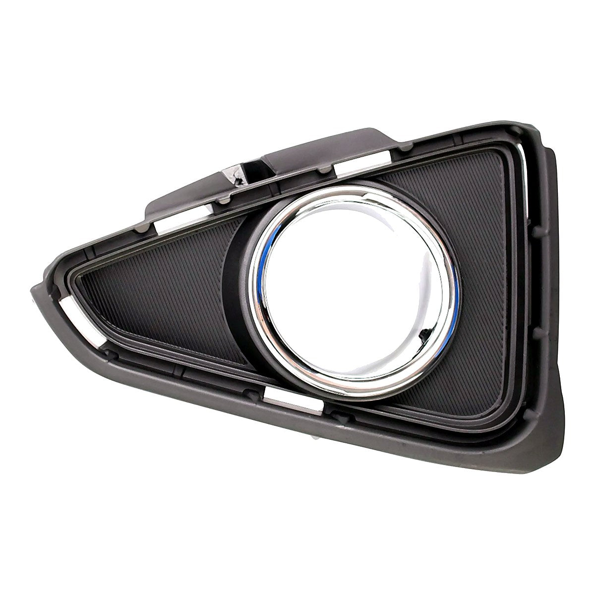 2016-2018 Toyota Rav4 Fog Light Bezel Front Passenger Side Texture/Chrome Xle/Ltd/Hyb Model – Front View (TO1039192)