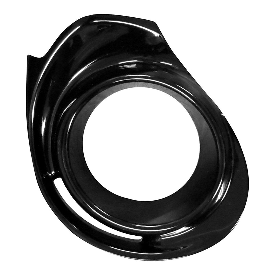 2015-2016 Toyota Prius_C Fog Light Bezel Front Passenger Side Smooth Black – Front View (TO1039194)
