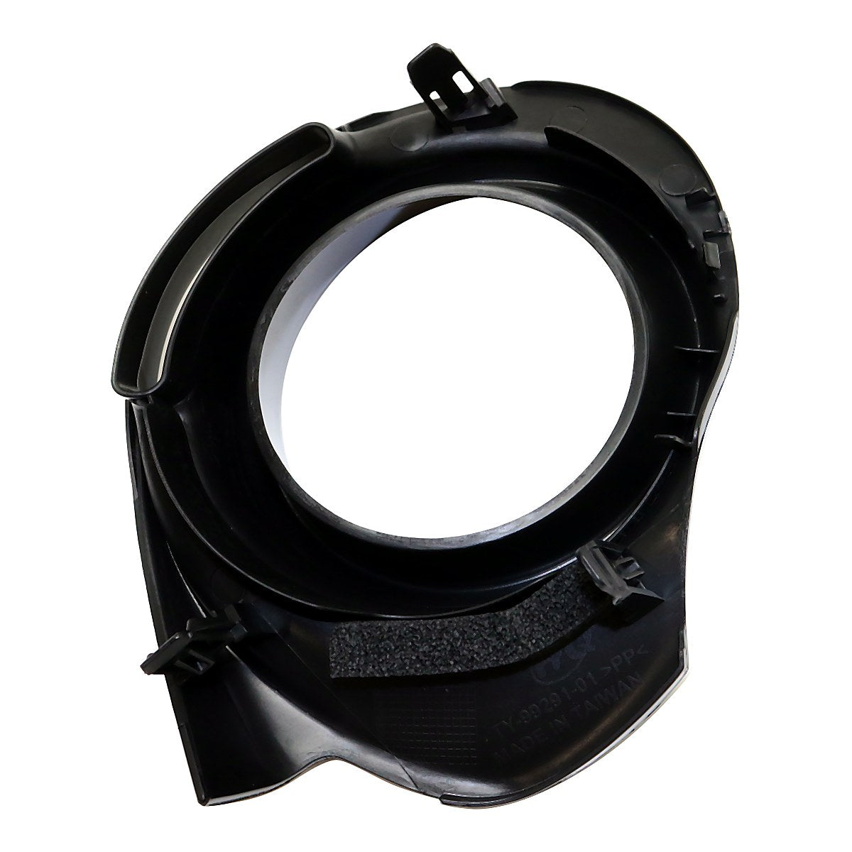 2015-2016 Toyota Prius_C Fog Light Bezel Front Passenger Side Smooth Black – Back View (TO1039194)