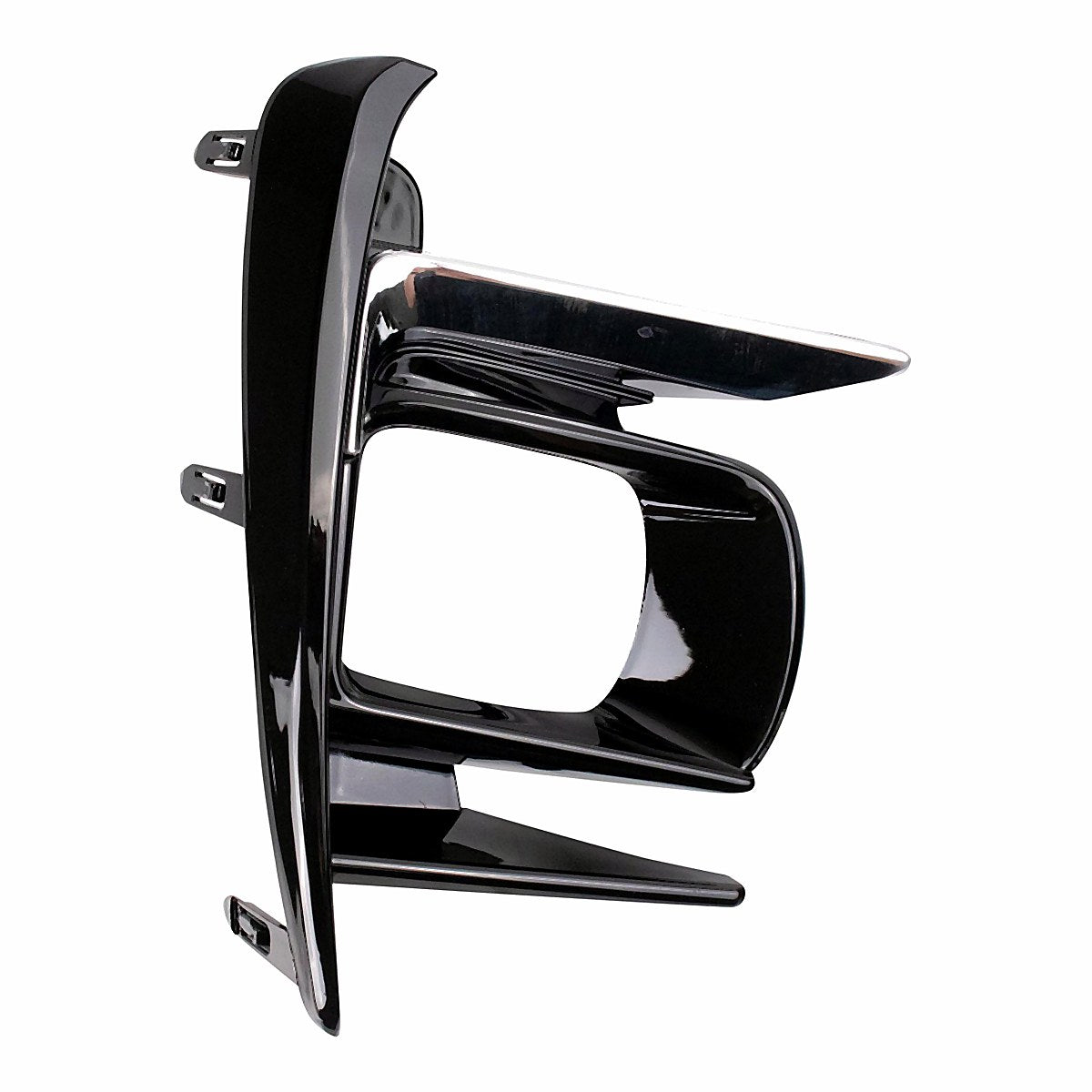 2018-2020 Toyota Sienna Fog Light Bezel Front Passenger Side Black With Chrome Moulding Se Model – Front View (TO1039216)