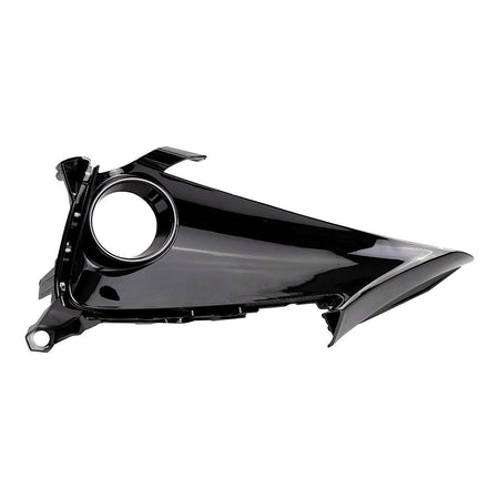2019-2022 Toyota Corolla_Hatchback Fog Light Bezel Front Passenger Side Bright Black Finish – Front View (TO1039231)