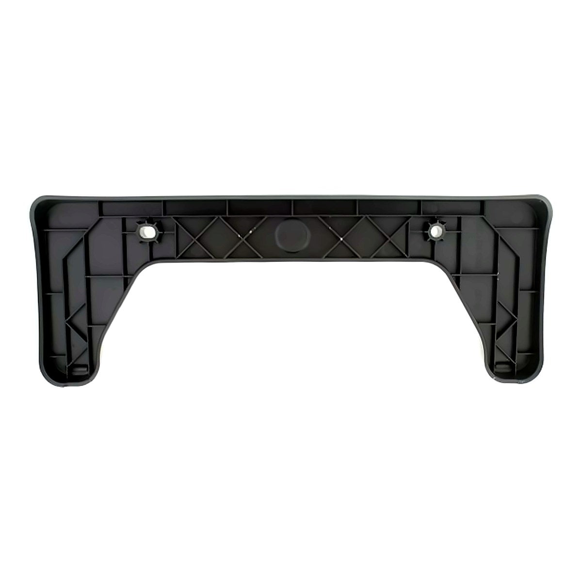 2014-2016 Toyota Highlander License Plate Bracket Front Matte Black – Back View (TO1068125)