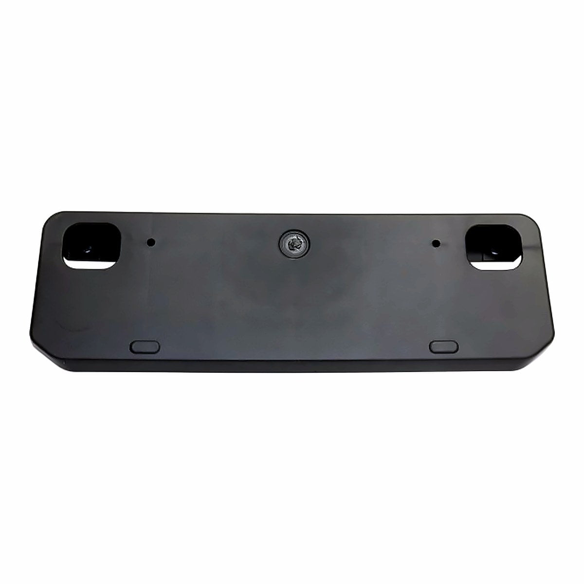 2014-2024 Toyota 4Runner License Plate Bracket Front Without Chrome Trim Smooth Black Exclude Ltd Model – Front View (TO1068130)