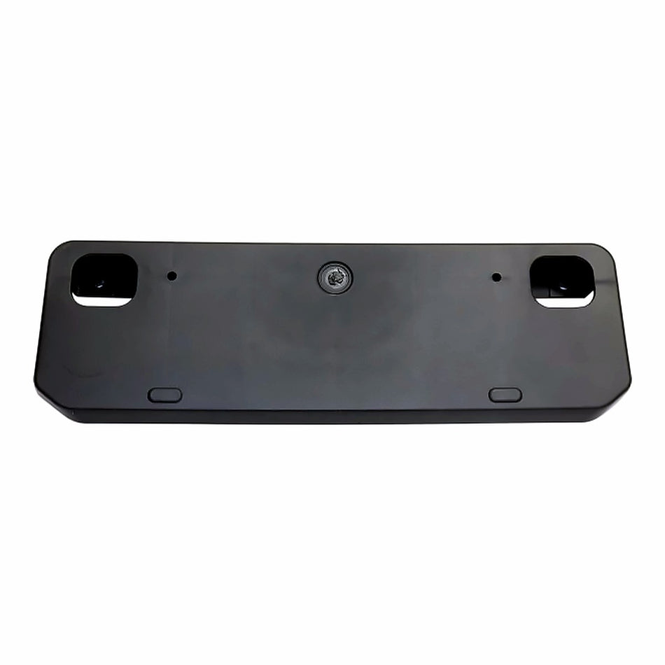 2014-2024 Toyota 4Runner License Plate Bracket Front Without Chrome Trim Smooth Black Exclude Ltd Model – Front View (TO1068130)