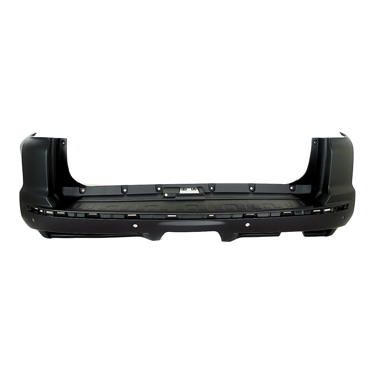 2010-2024 Toyota 4Runner Bumper Rear Primed With Chrome Trim/Sensor_TO1100283