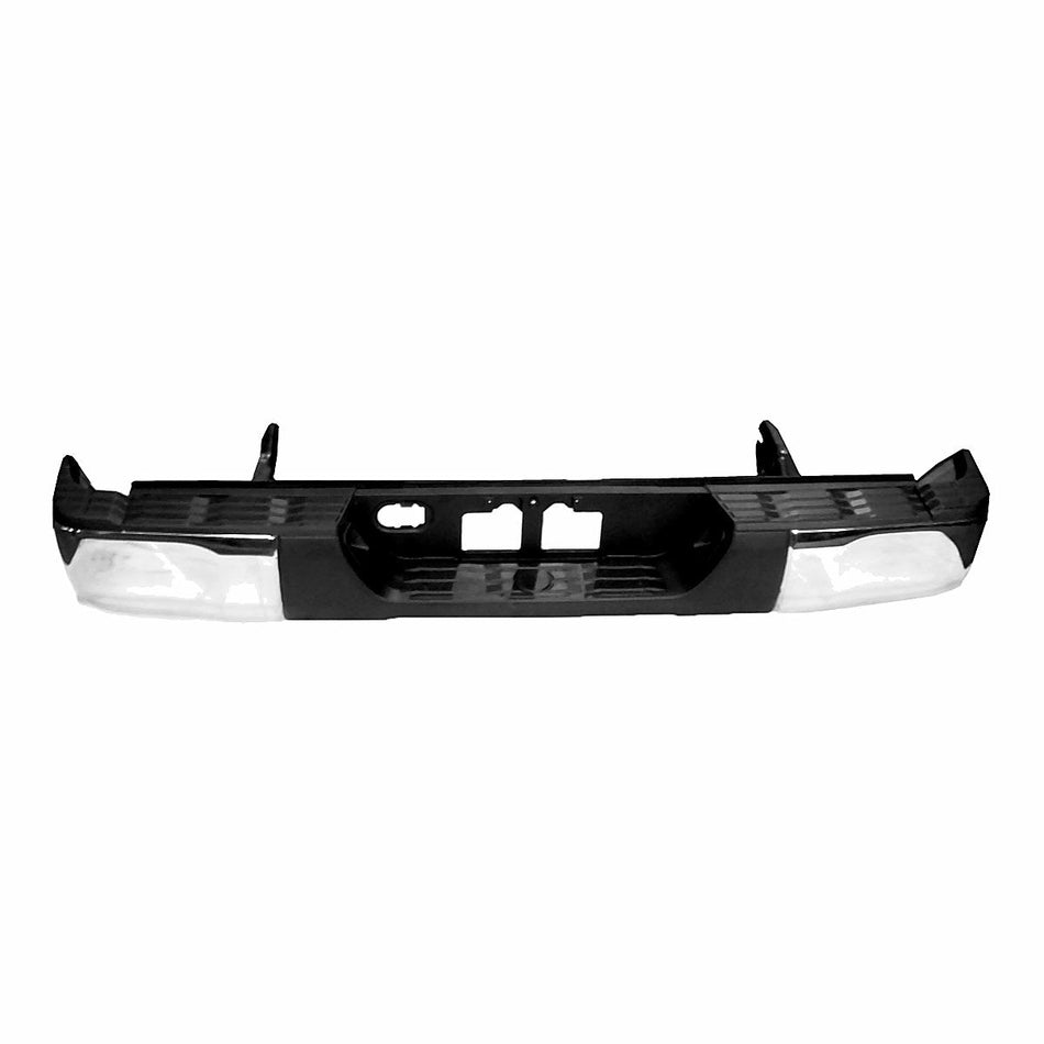 2014-2021 Toyota Tundra Bumper Rear Assy Without Sensor Hole Chrome_TO1103119
