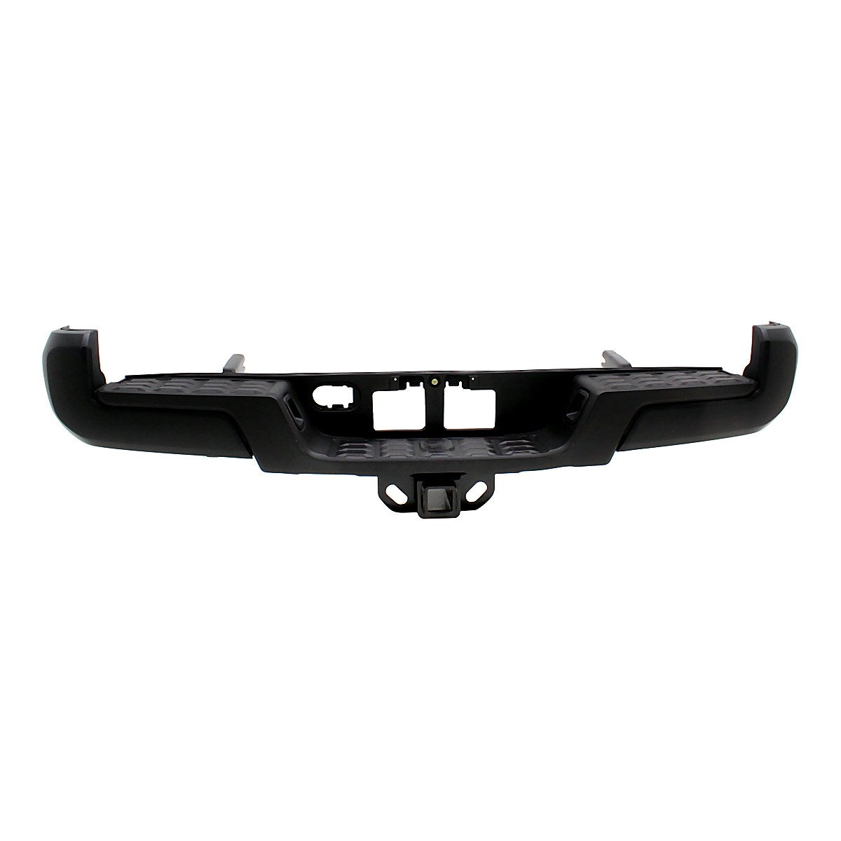 2016-2023 Toyota Tacoma Bumper Rear Assy With Towing Hook Without Sensor Hole Black_TO1103128