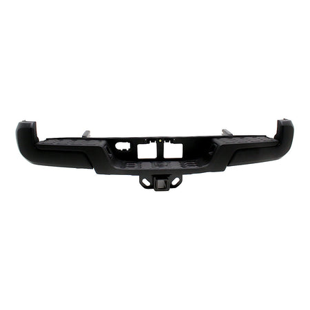 2016-2023 Toyota Tacoma Bumper Rear Assy With Towing Hook Without Sensor Hole Black_TO1103128