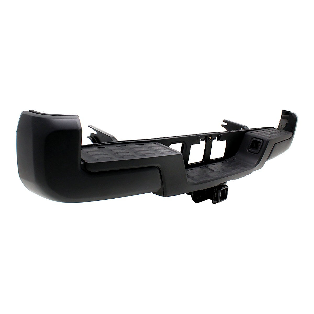 2016-2023 Toyota Tacoma Bumper Rear Assy With Towing Hook Without Sensor Hole Black_TO1103128-2