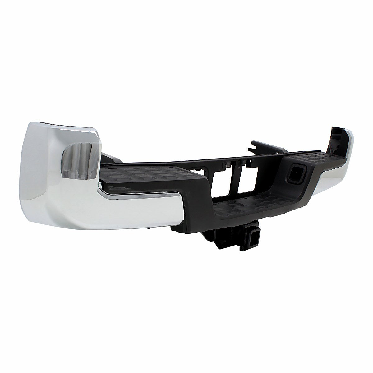 2016-2023 Toyota Tacoma Bumper Rear Assy With Towing Hook Without Sensor Hole Chrome_TO1103129-2